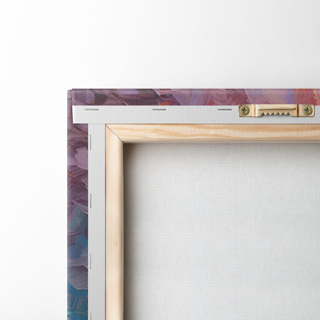 A painting of a flower