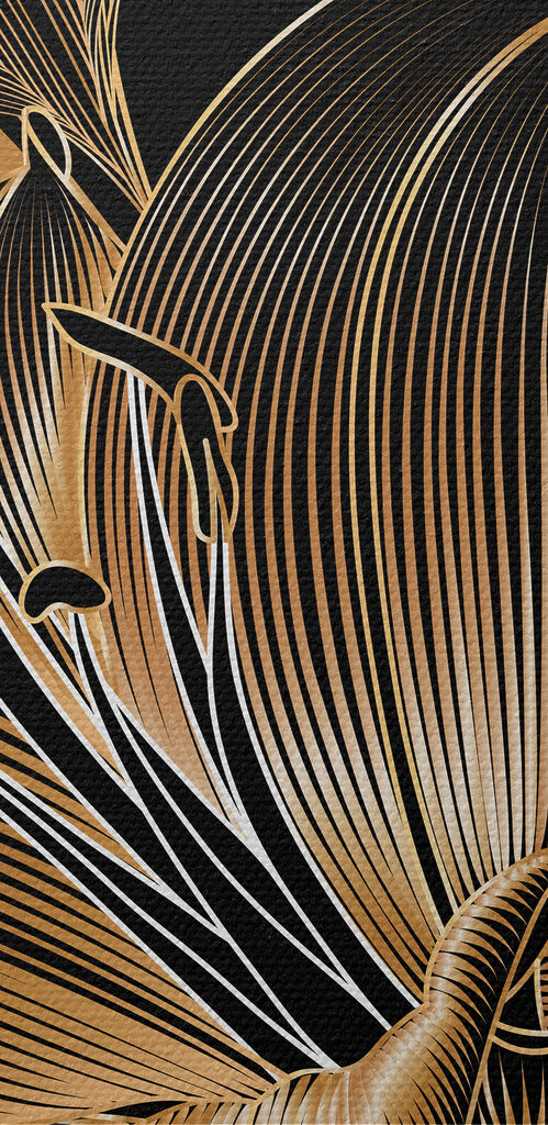 Élégant art floral noir et ambre s34437pzvl 499x1024 - Élégant art floral noir et ambre