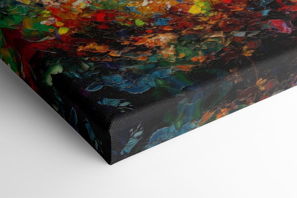 A colorful painting of many colors A colorful painting of many colors