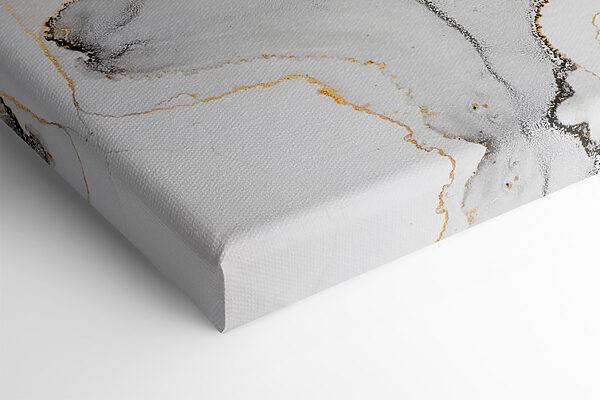 A close up of a painting