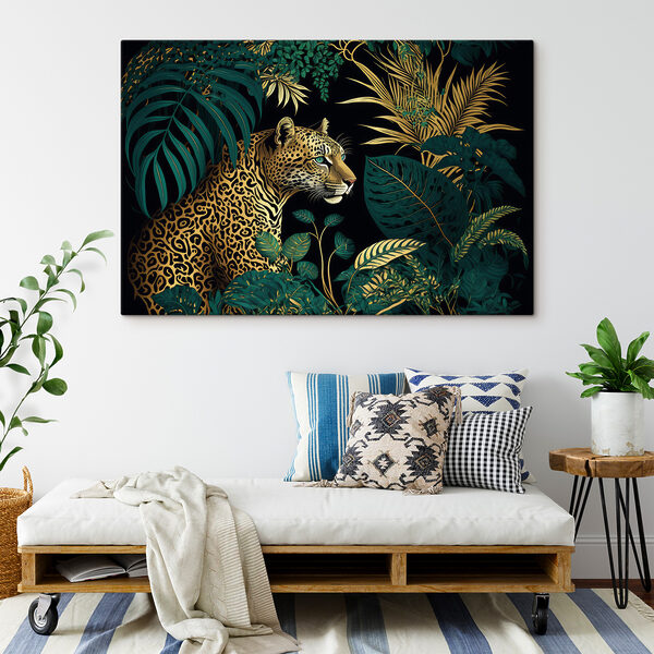 Un léopard dans la jungle Un léopard dans la jungle