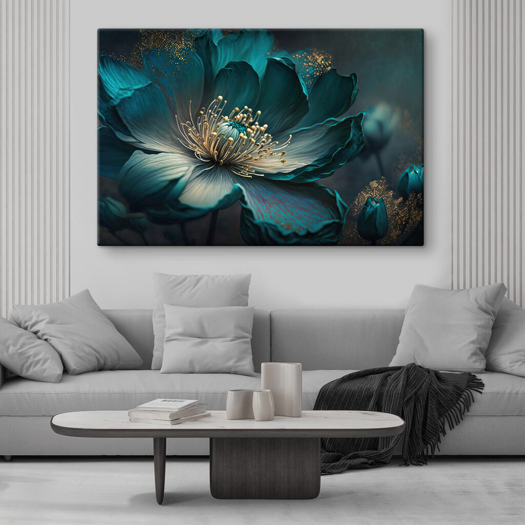 A close up of a flower