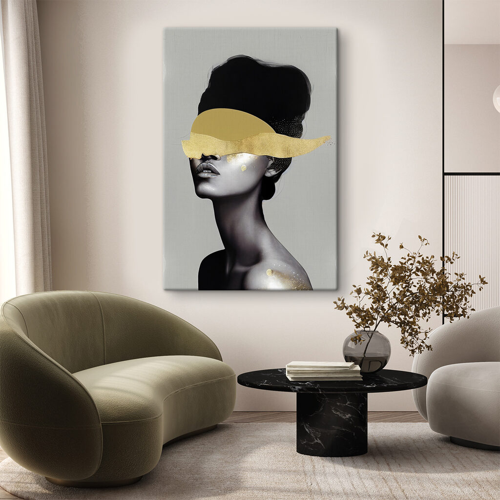 Elegance veiled in mysterious shimmer