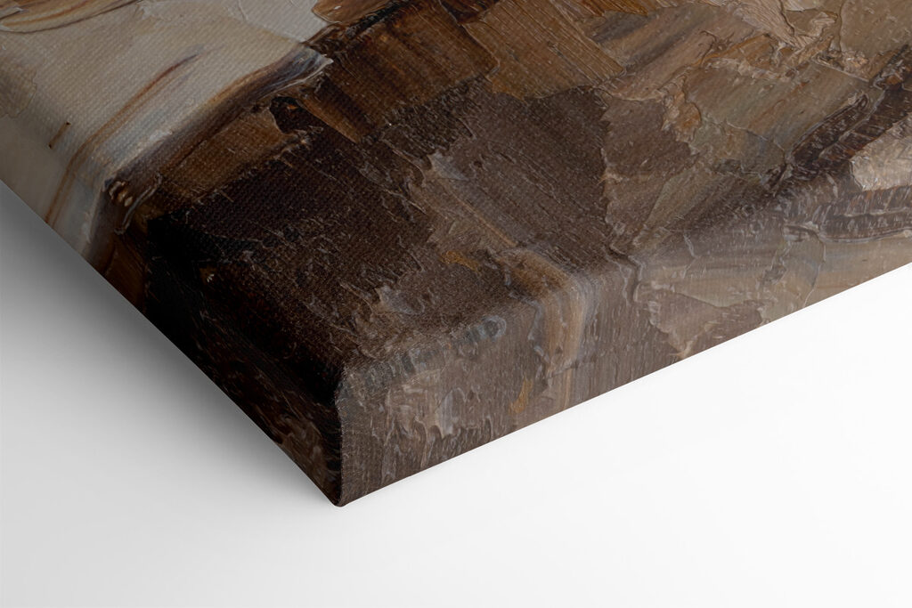 A painting of a woman holding a glass of wine