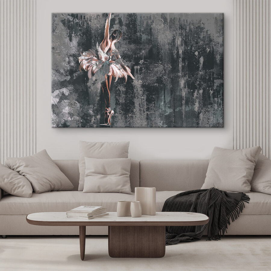 Peinture d'une femme en tutu