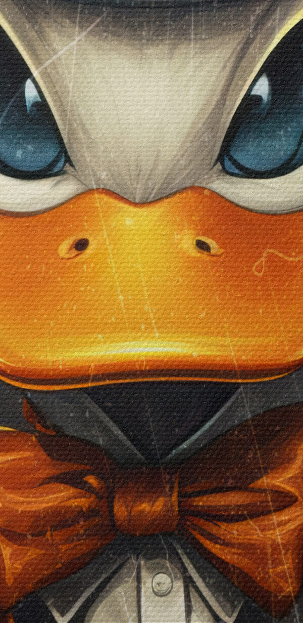 Un canard portant un costume et un chapeau Un canard portant un costume et un chapeau