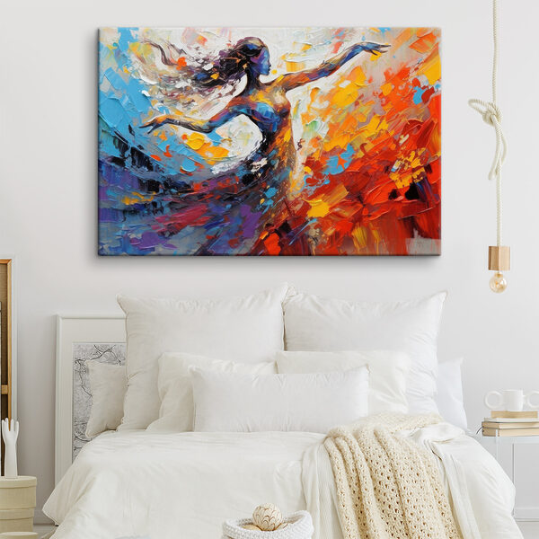 Peinture d'une femme dansant Peinture d'une femme dansant