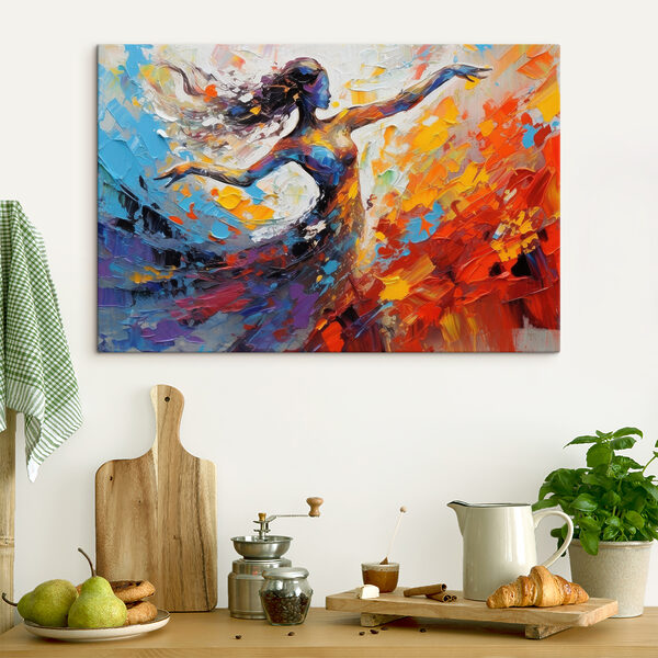 Peinture d'une femme dansant Peinture d'une femme dansant