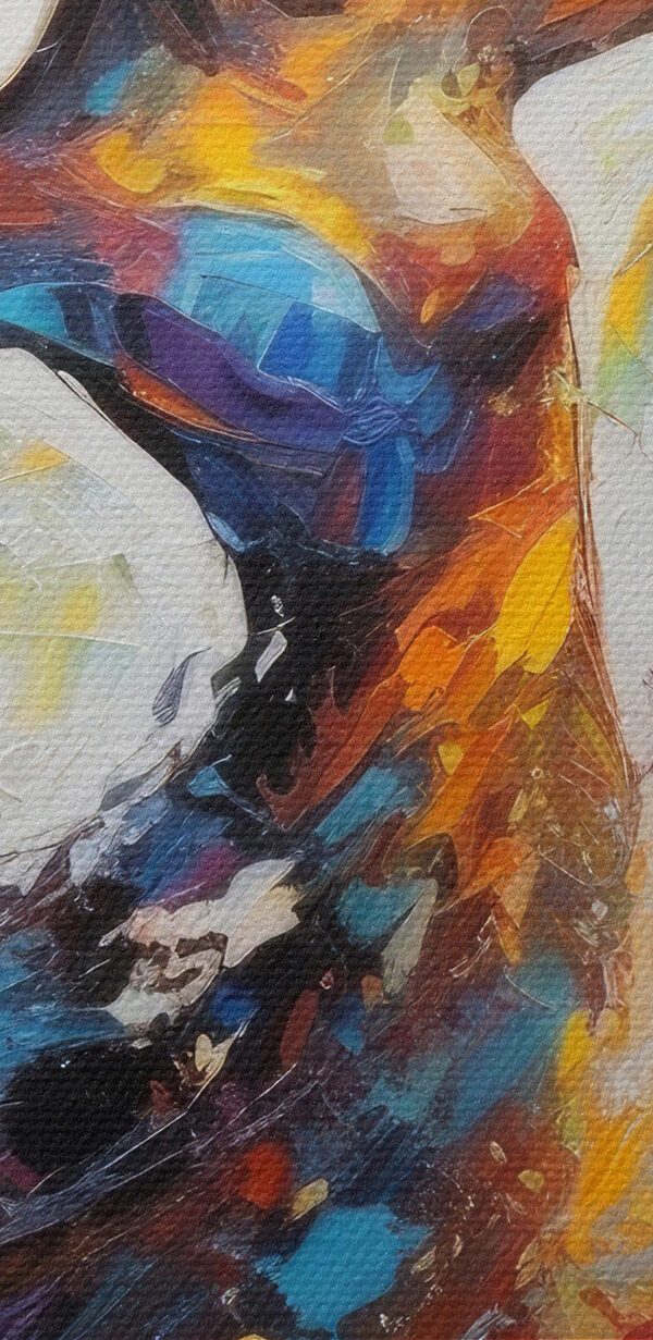 Peinture d'une femme dansant Peinture d'une femme dansant