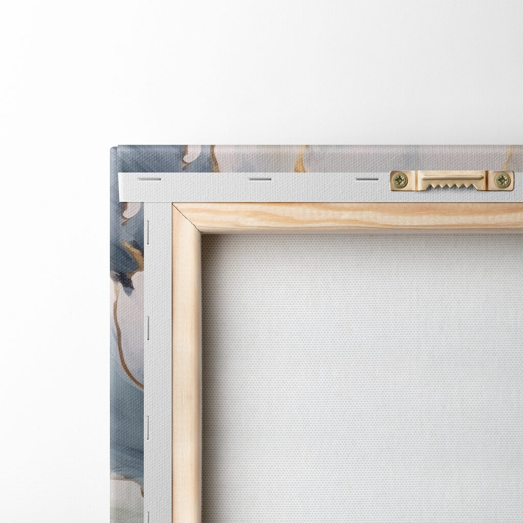 A painting of a flower