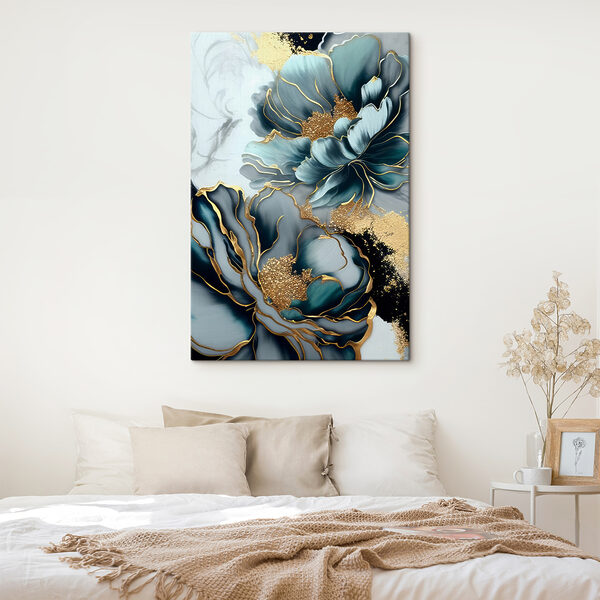 Gros plan sur une peinture Gros plan sur une peinture