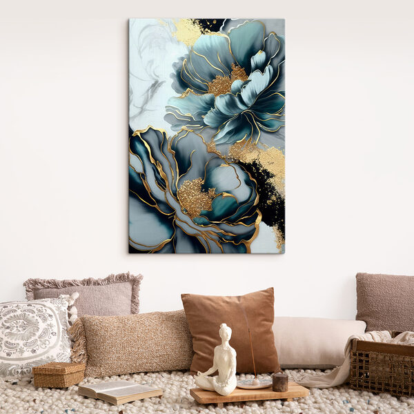 Gros plan sur une peinture Gros plan sur une peinture