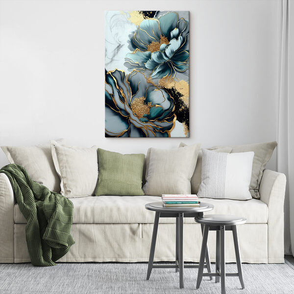 Gros plan sur une peinture Gros plan sur une peinture