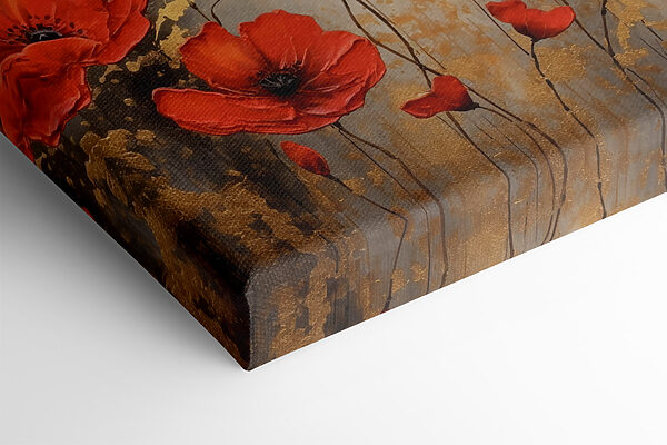 Un tableau de fleurs rouges Un tableau de fleurs rouges