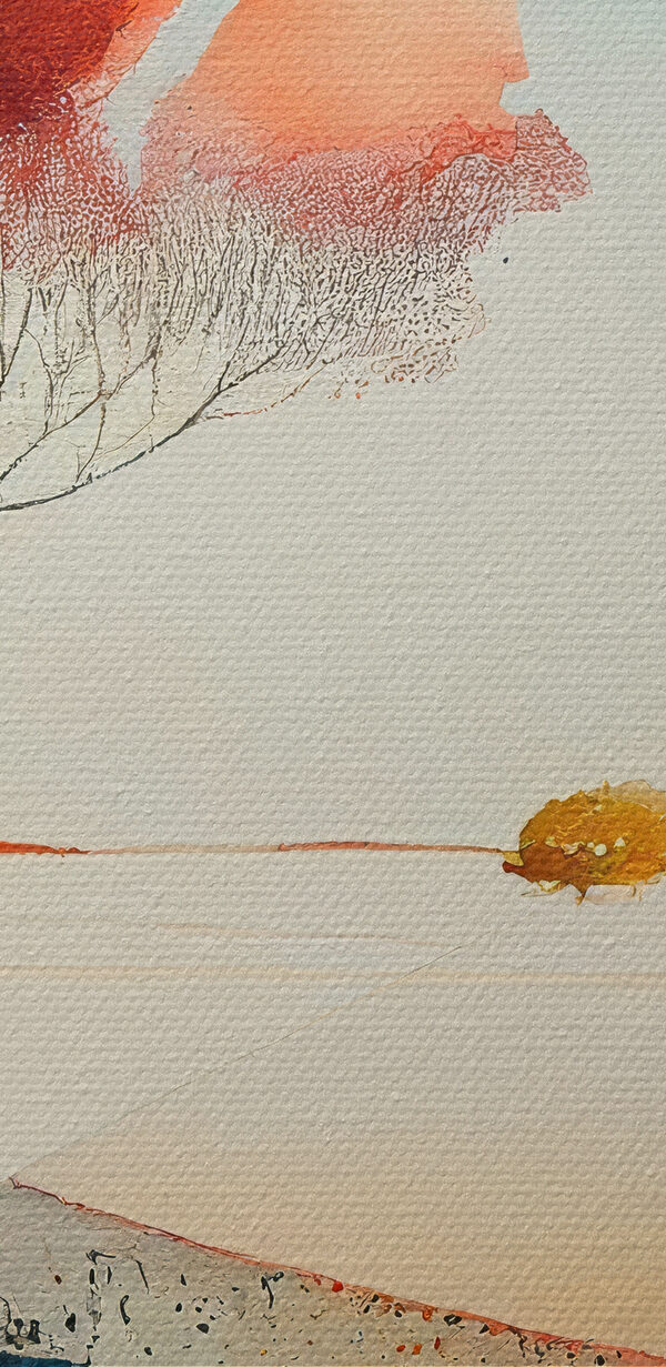 Peinture à l'eau d'un arbre Peinture à l'eau d'un arbre