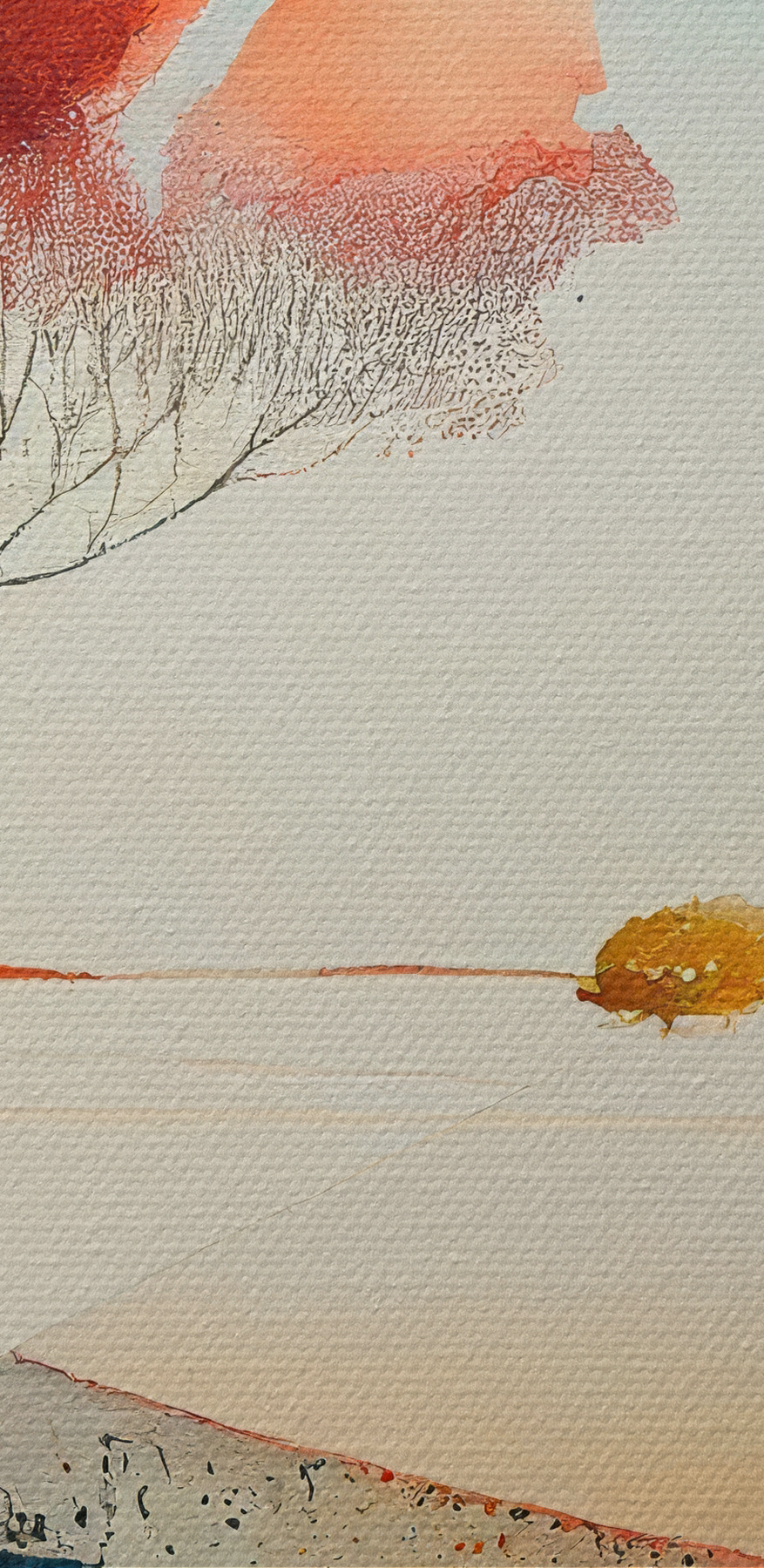 Peinture à l'eau d'un arbre