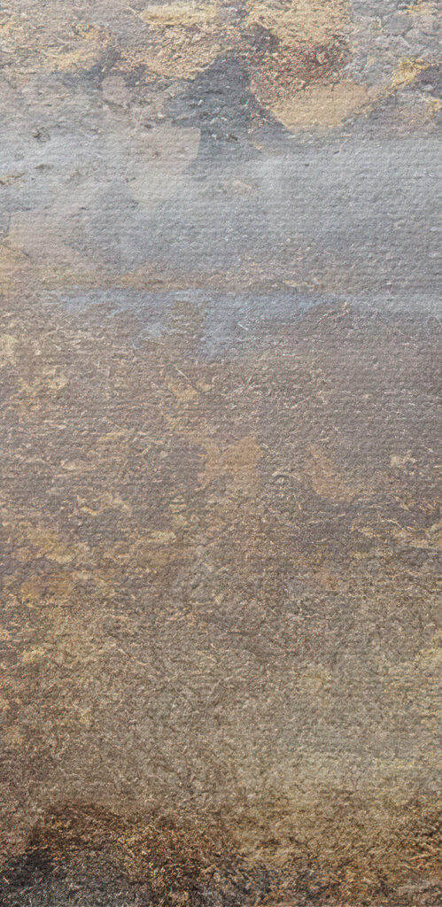 A close up of a stone