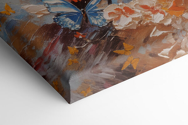 A painting of butterflies A painting of butterflies