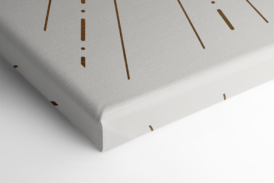 Un soleil avec des lignes au centre