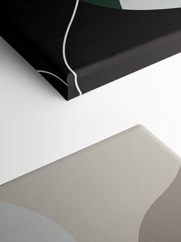 A colorful background with white lines