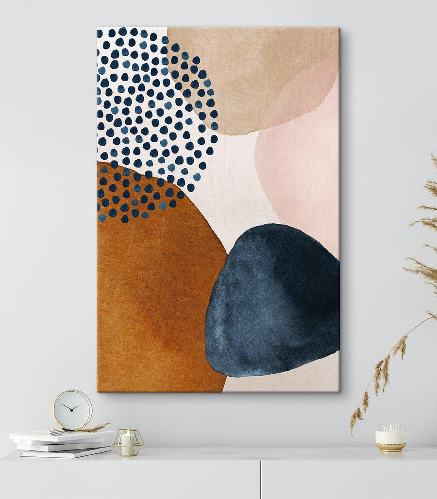 Une peinture de formes et de couleurs différentes Une peinture de formes et de couleurs différentes
