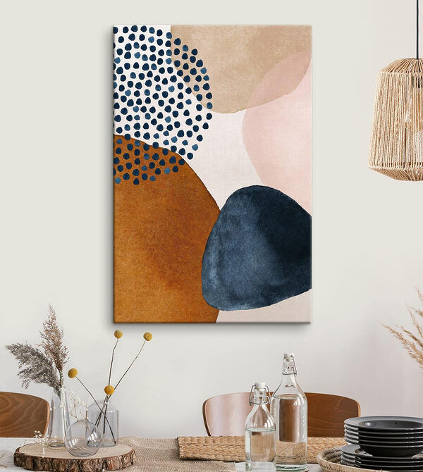 Une peinture de formes et de couleurs différentes Une peinture de formes et de couleurs différentes