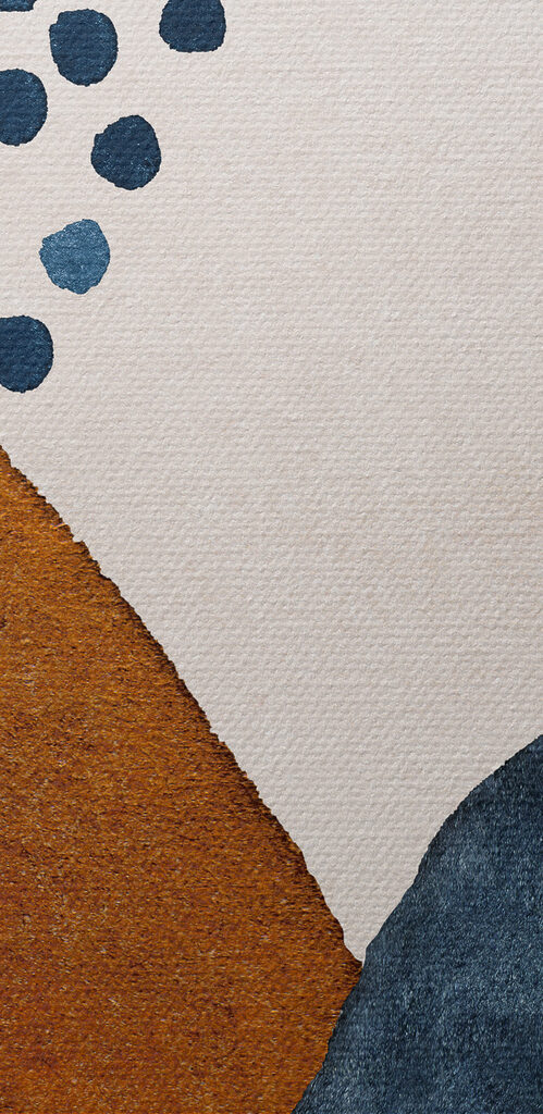 A painting of different shapes and colors A painting of different shapes and colors