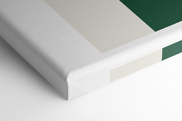 Harmonie circulaire en vert et beige. Harmonie circulaire en vert et beige.