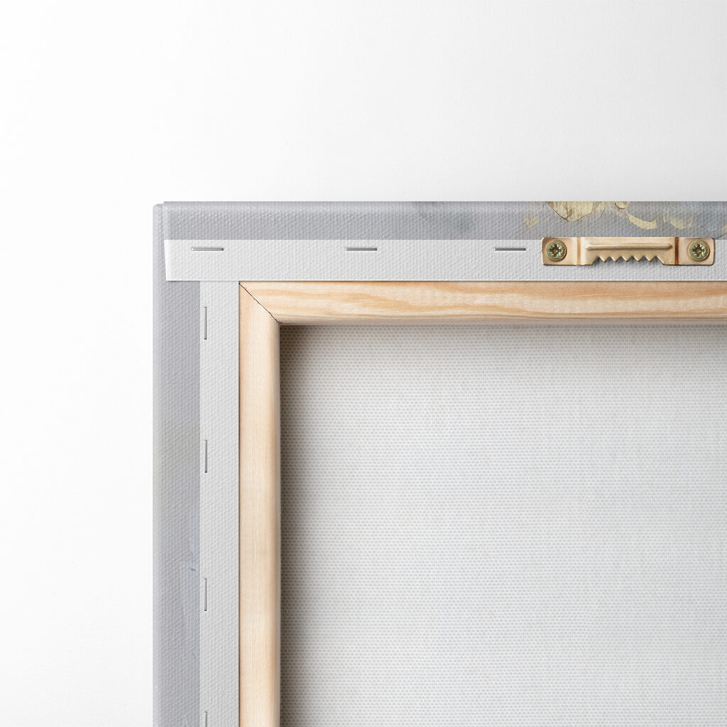 A painting of white flowers A painting of white flowers