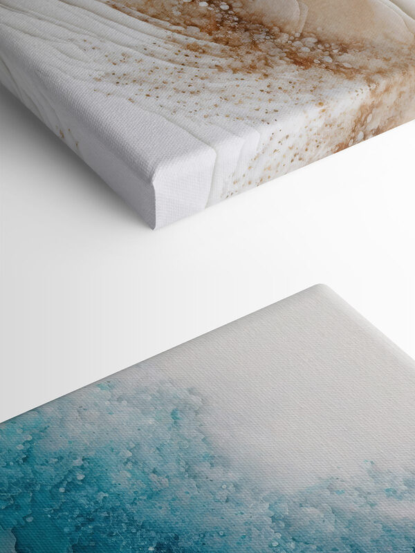 Une aquarelle bleue et blanche Une aquarelle bleue et blanche