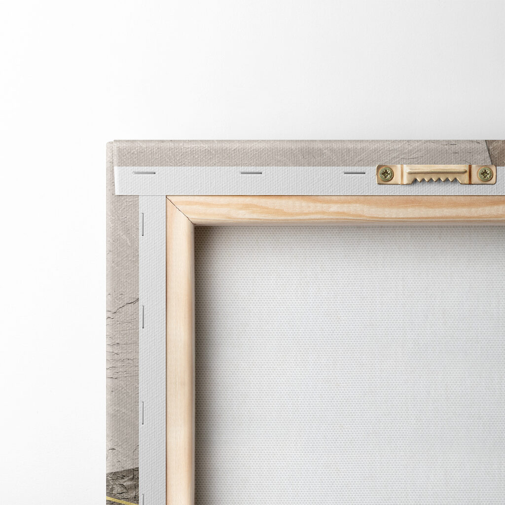 A close up of a wall