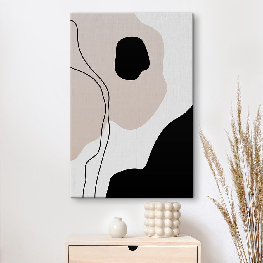 Un motif noir et blanc