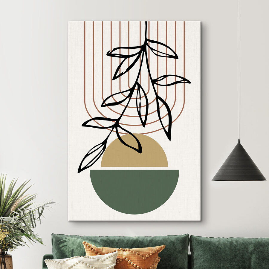 Une plante dans un bol
