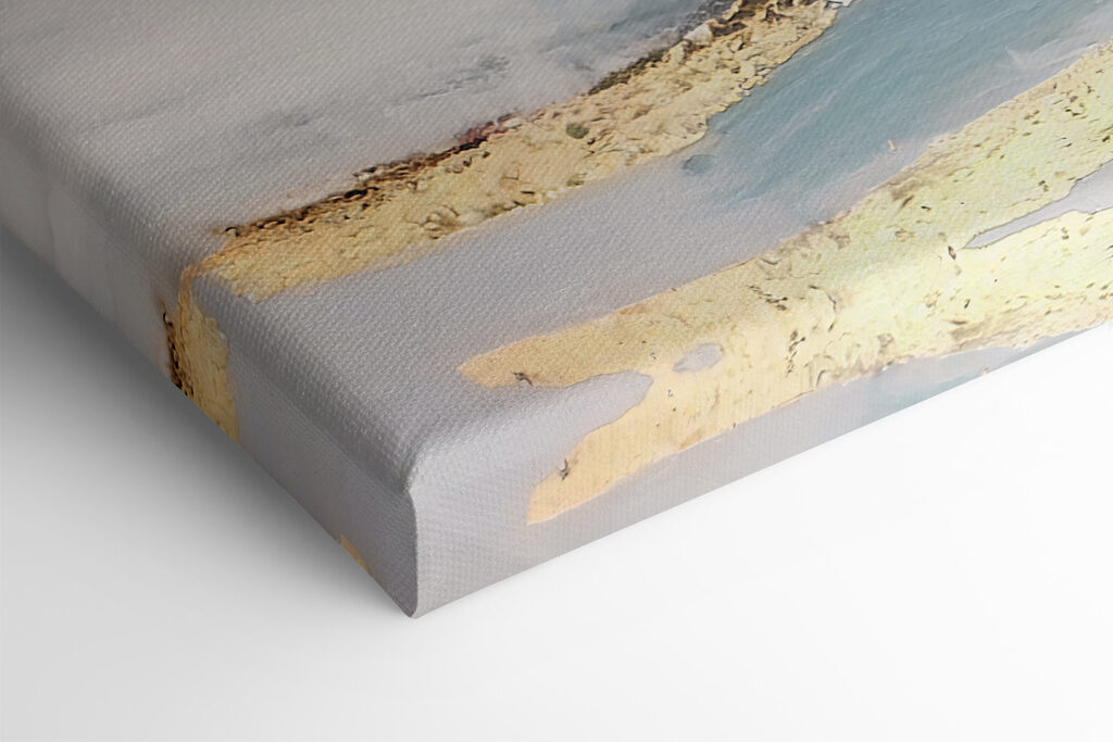 A painting of a flower