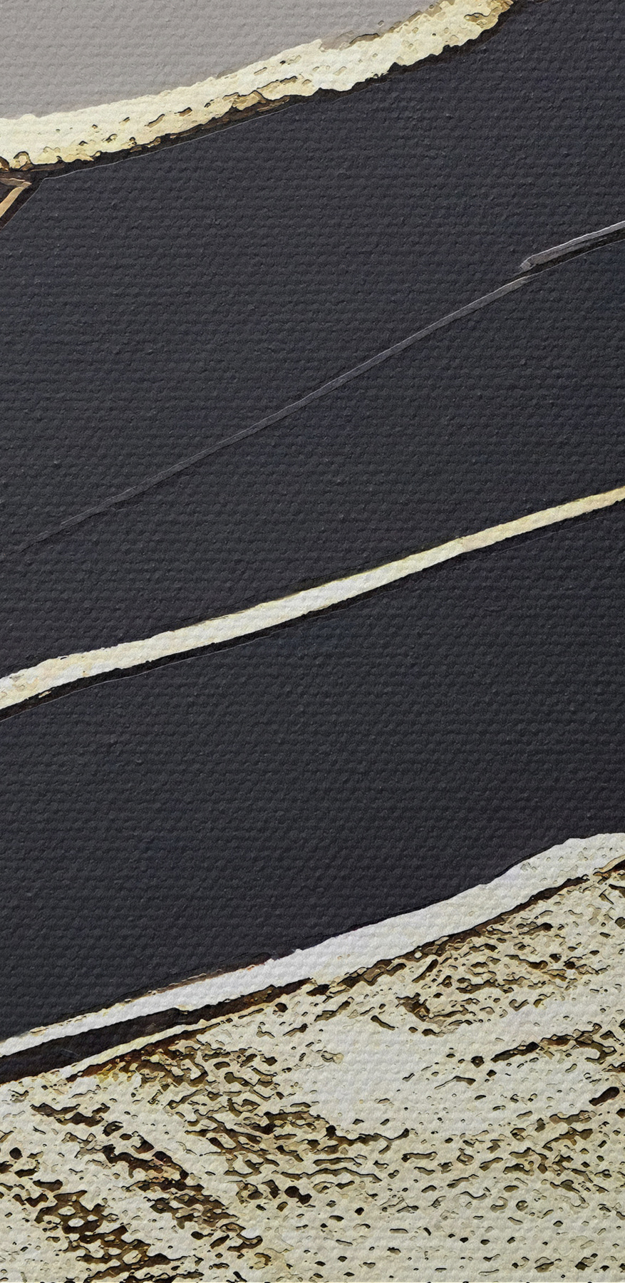 Gros plan sur une peinture Gros plan sur une peinture