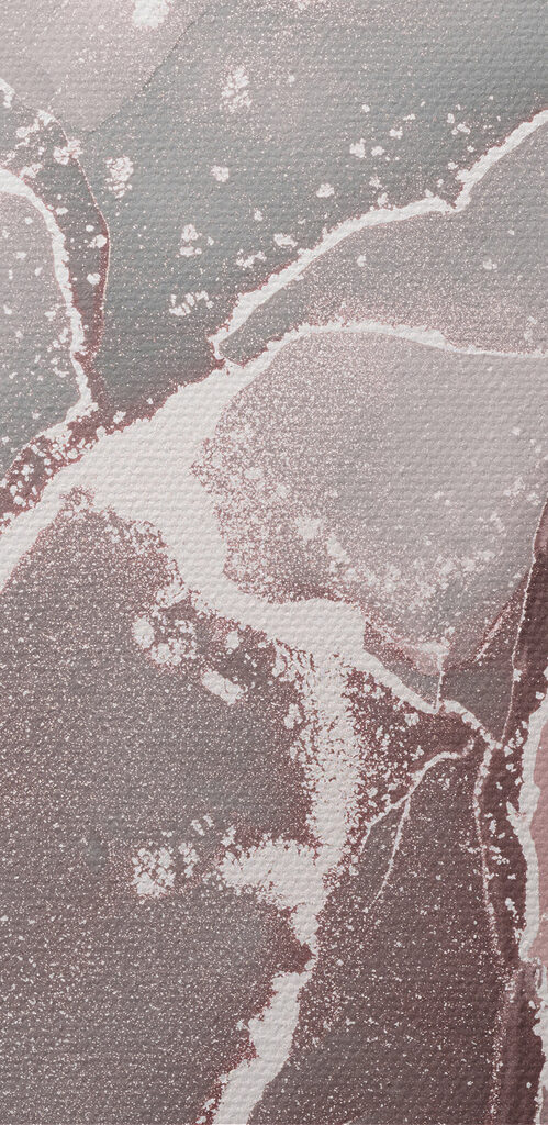 A close up of a painting