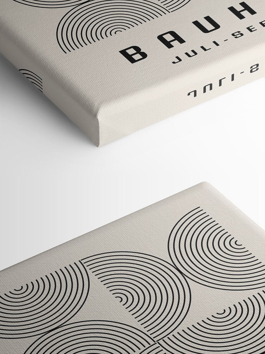 Un motif de cercles et de lignes