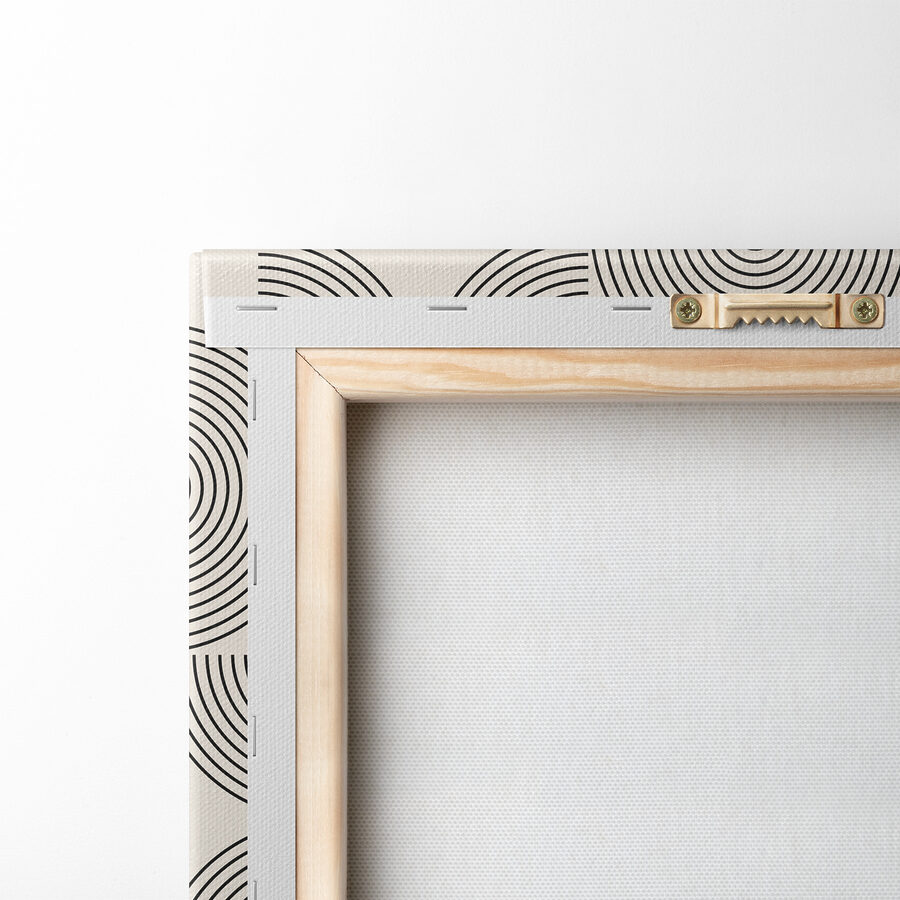 Un motif de cercles et de lignes
