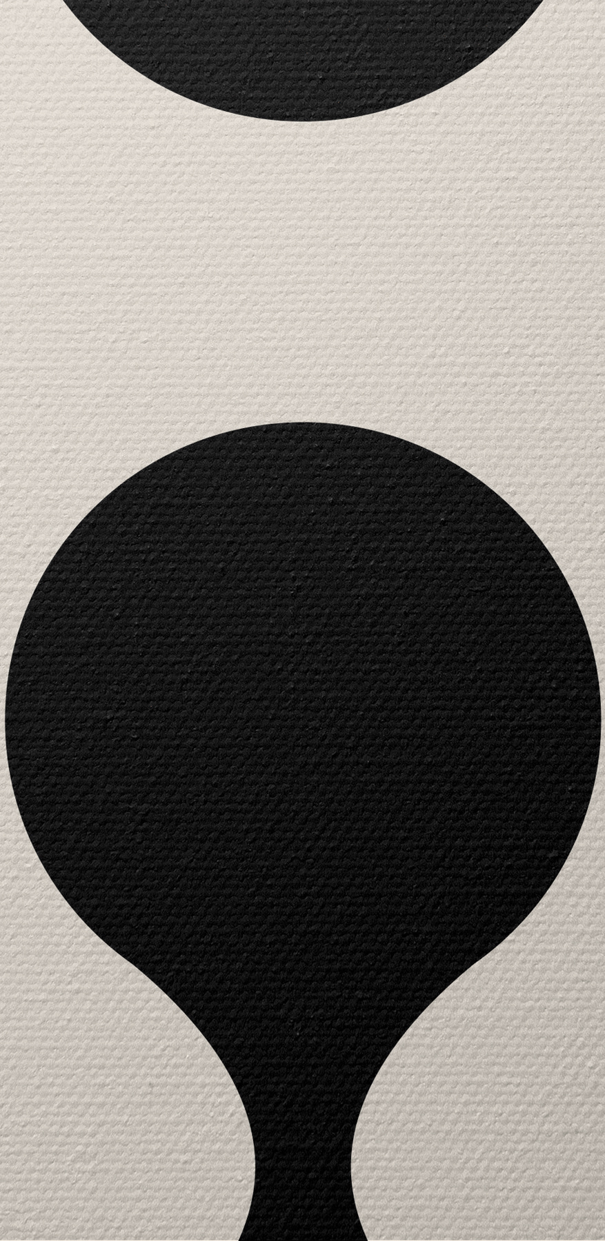 Un groupe de points noirs