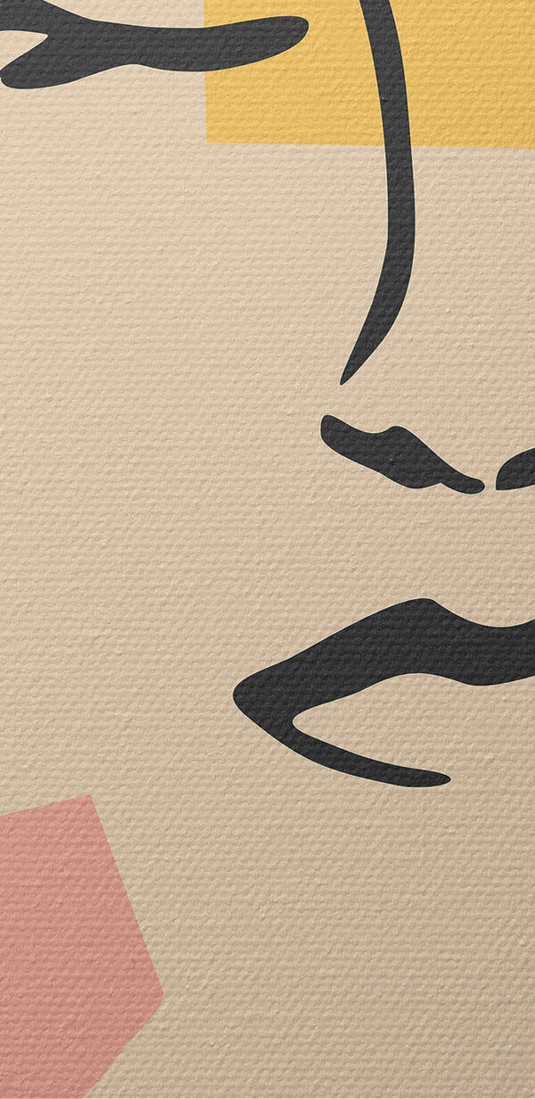 Dessin d'un visage de femme Dessin d'un visage de femme