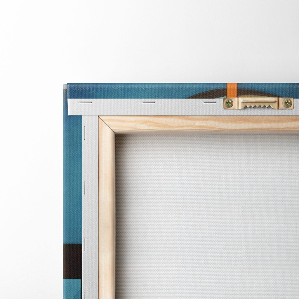 A painting of a city