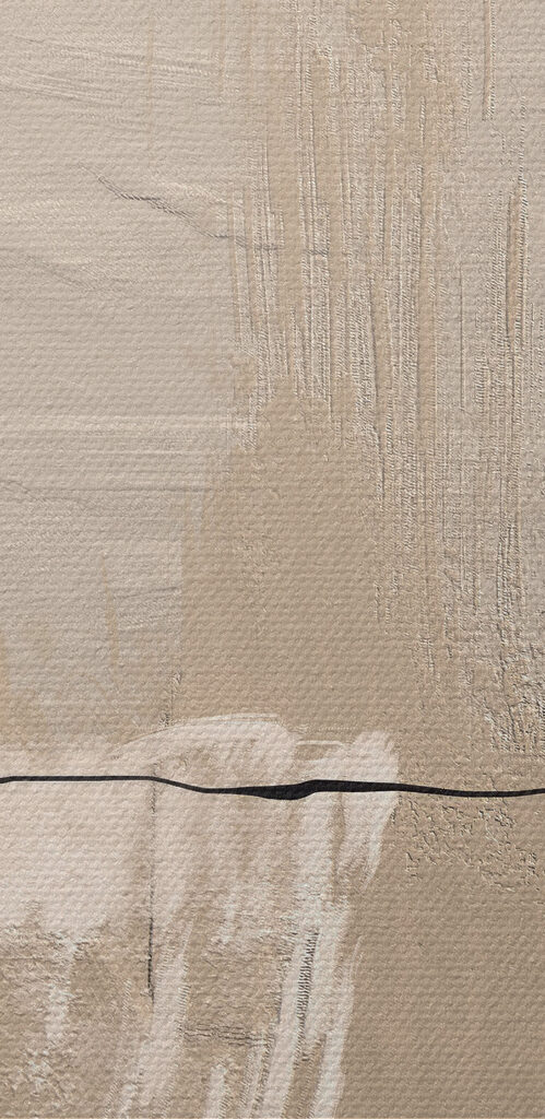 A white and brown paint on a wall A white and brown paint on a wall