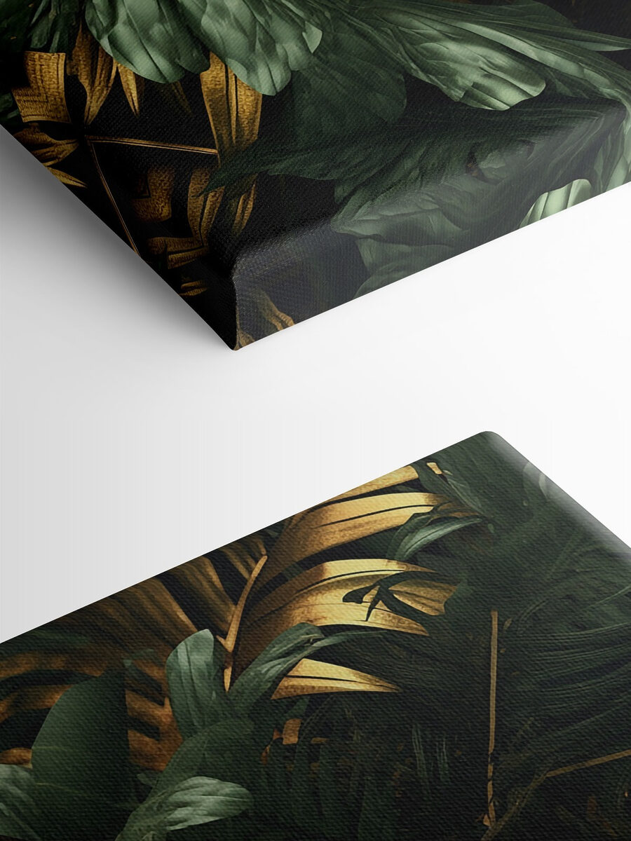 Feuilles luxuriantes aux teintes chatoyantes.