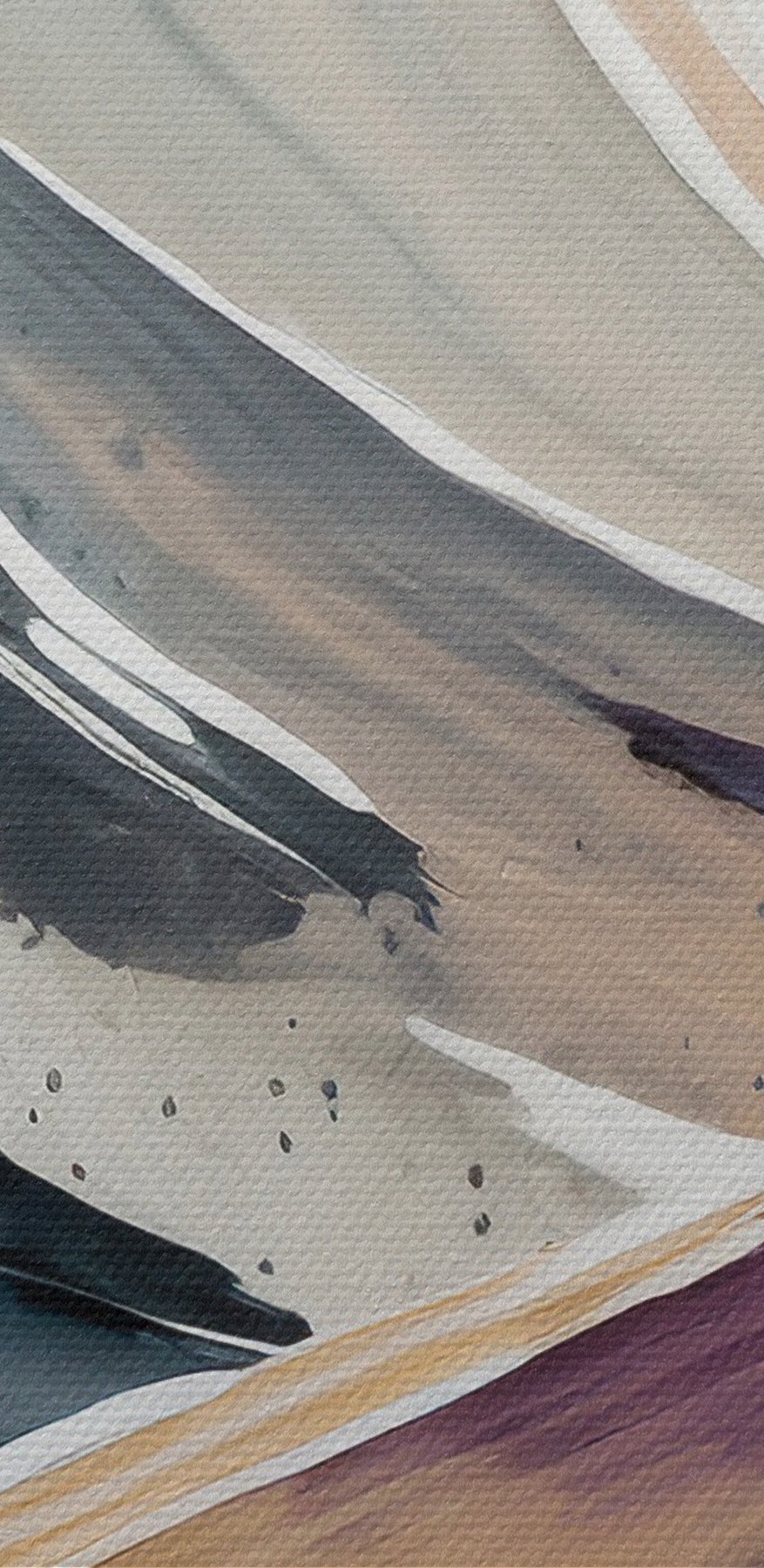 Gros plan sur une peinture Gros plan sur une peinture