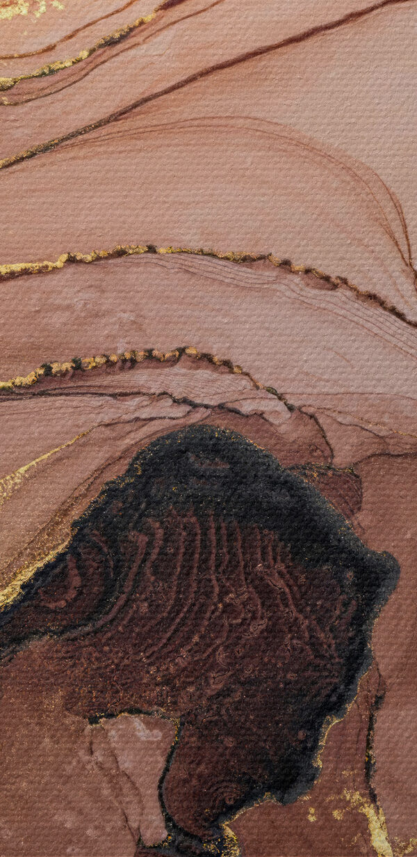 A close up of a painting A close up of a painting