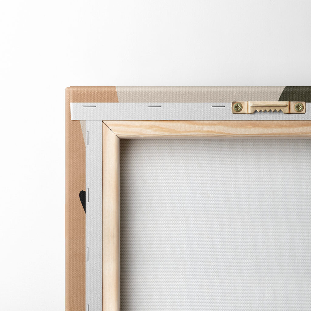 A black leaf on a branch with circles and circles