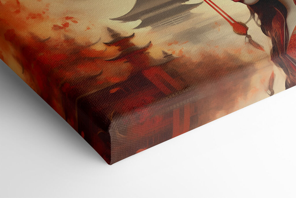 A woman with long hair and red flowers in her hair