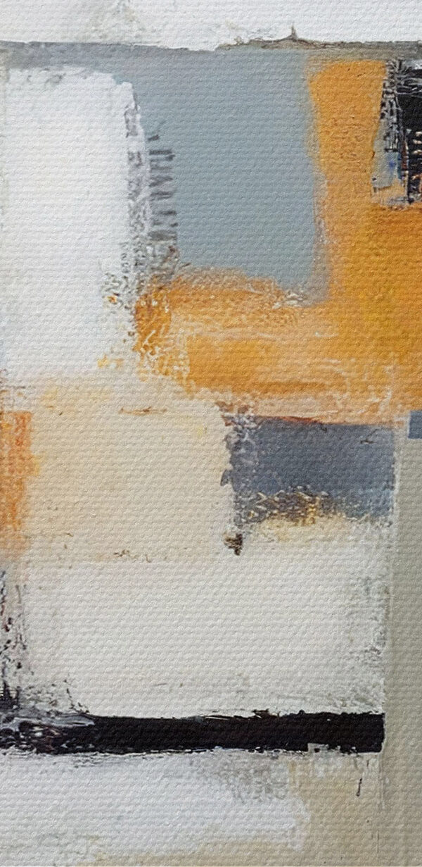 Une peinture d'art abstrait blanc et noir Une peinture d'art abstrait blanc et noir