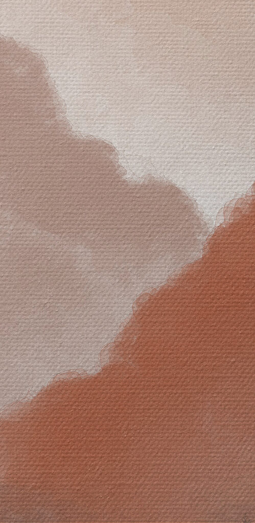 A landscape of mountains and trees