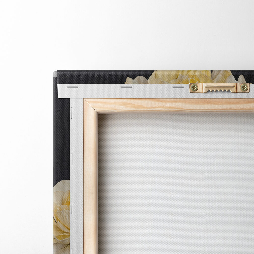 A woman with flowers over her head A woman with flowers over her head